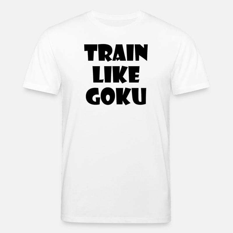 Entraînez-vous comme Goku - T-shirt bio CREATOR Stanley/Stella Unisexe - blanc