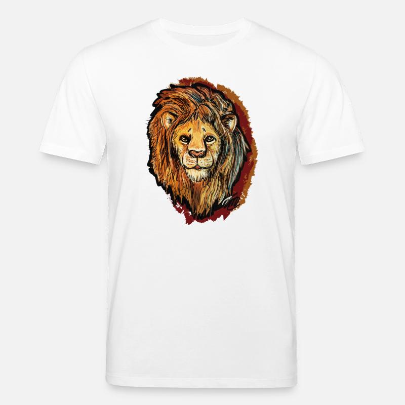 Der Rote Löwe - Stanley/Stella Unisex Bio-T-Shirt CREATOR  - Weiß
