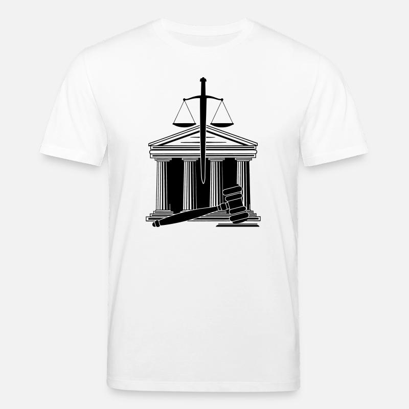Gerichtsschwert - Stanley/Stella Unisex Bio-T-Shirt CREATOR  - Weiß
