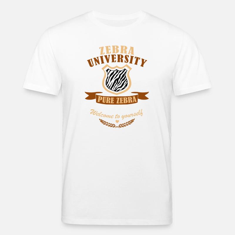 Zebra-Diplom - Stanley/Stella Unisex Bio-T-Shirt CREATOR  - Weiß