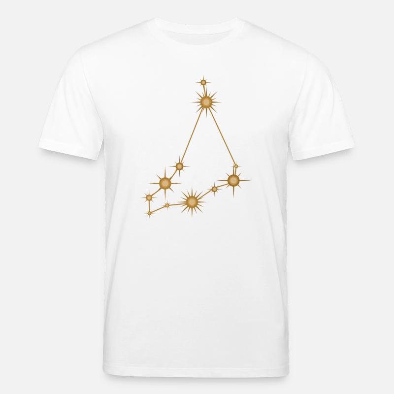 Sternbild Steinbock Sternzeichen Sternzeichen - Stanley/Stella Unisex Bio-T-Shirt CREATOR  - Weiß