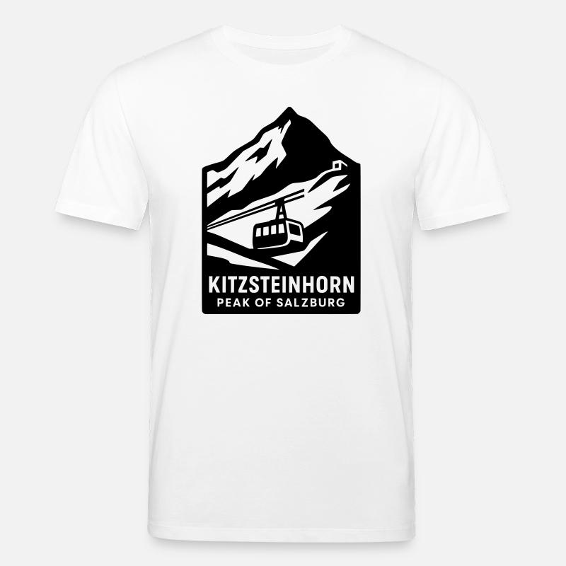 Alpes de Kitzsteinhorn - T-shirt bio CREATOR Stanley/Stella Unisexe - blanc