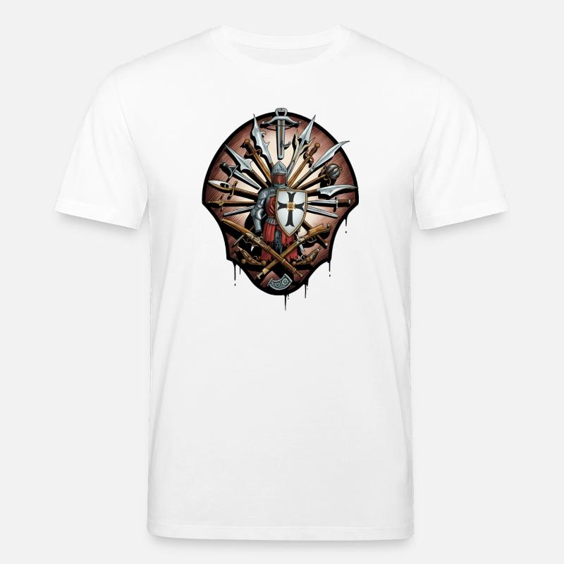 Ritter von Ehrenklinge Emblem - Stanley/Stella Unisex Bio-T-Shirt CREATOR  - Weiß