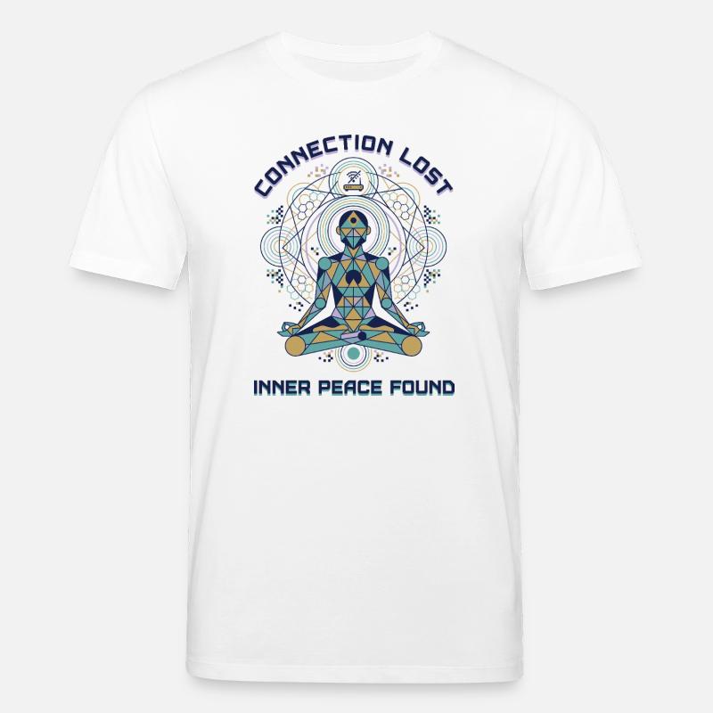 Connection Lost - Inner Peace Found - Stanley/Stella Unisex Bio-T-Shirt CREATOR  - Weiß