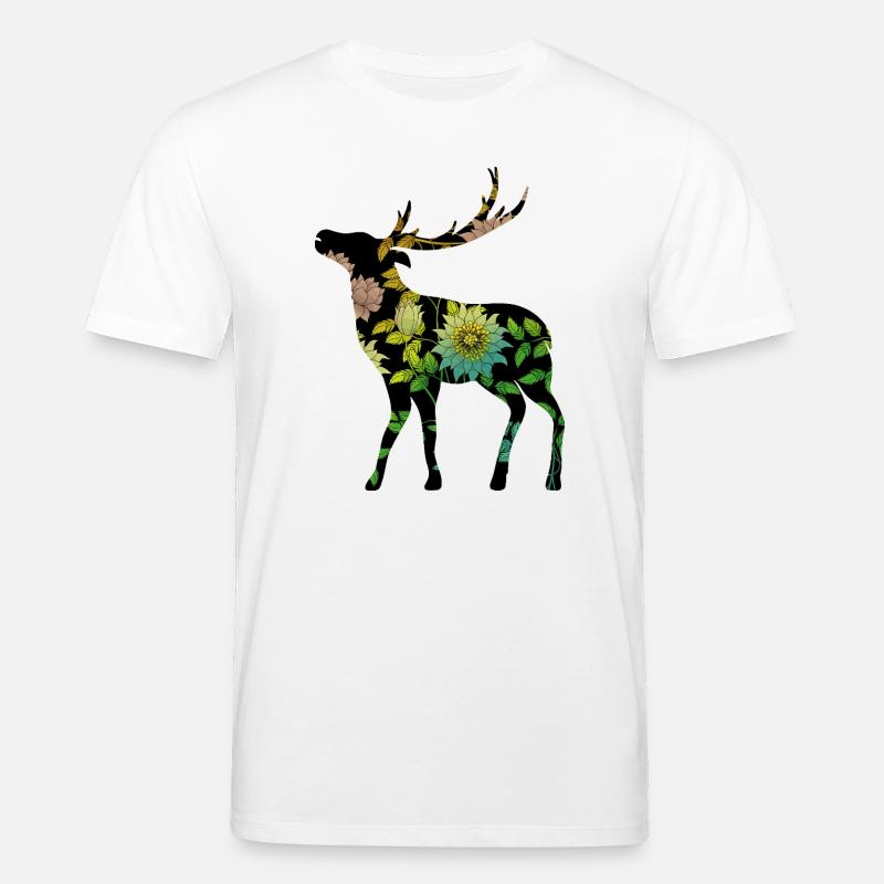 Hirsch - Stanley/Stella Unisex Bio-T-Shirt CREATOR  - Weiß