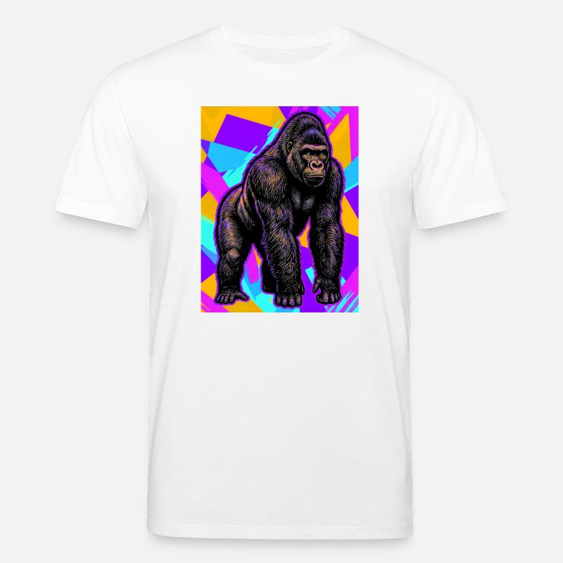 Gorilla - Stanley/Stella Unisex Bio-T-Shirt CREATOR  - Weiß