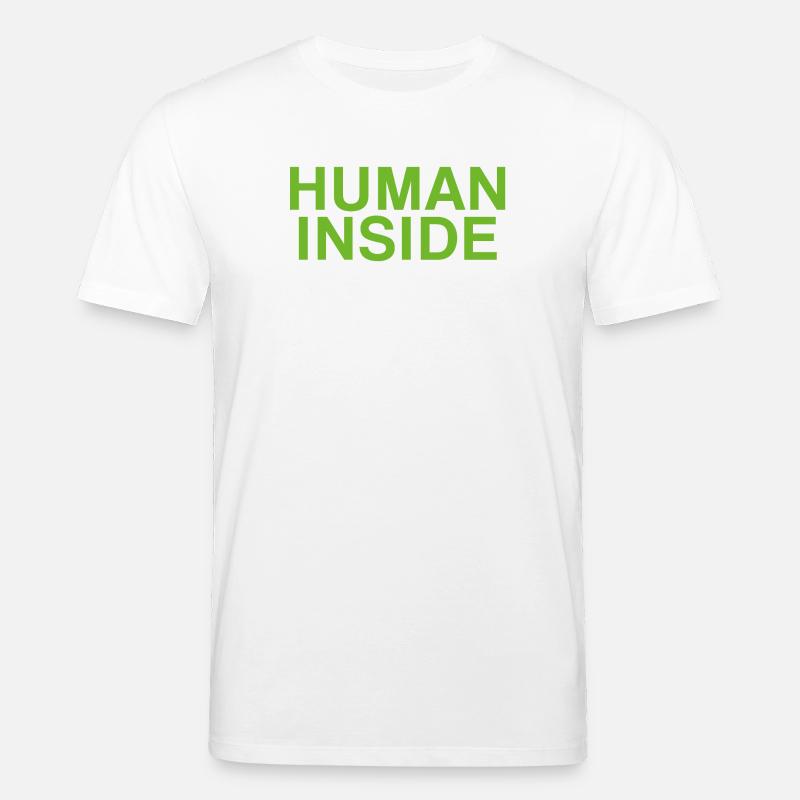 CONCEPTION DE TEXTE HUMAN INSIDE - T-shirt bio CREATOR Stanley/Stella Unisexe - blanc