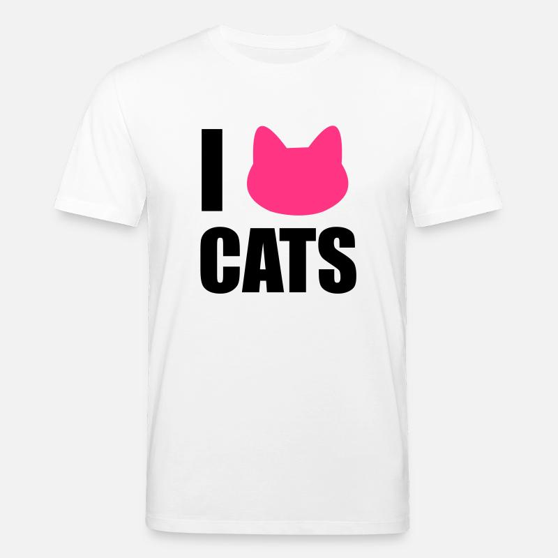 katze - Stanley/Stella Unisex Bio-T-Shirt CREATOR  - Weiß