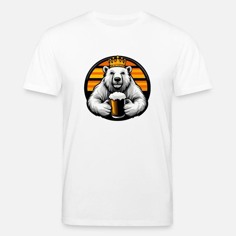 Eisbär Bier - Stanley/Stella Unisex Bio-T-Shirt CREATOR  - Weiß
