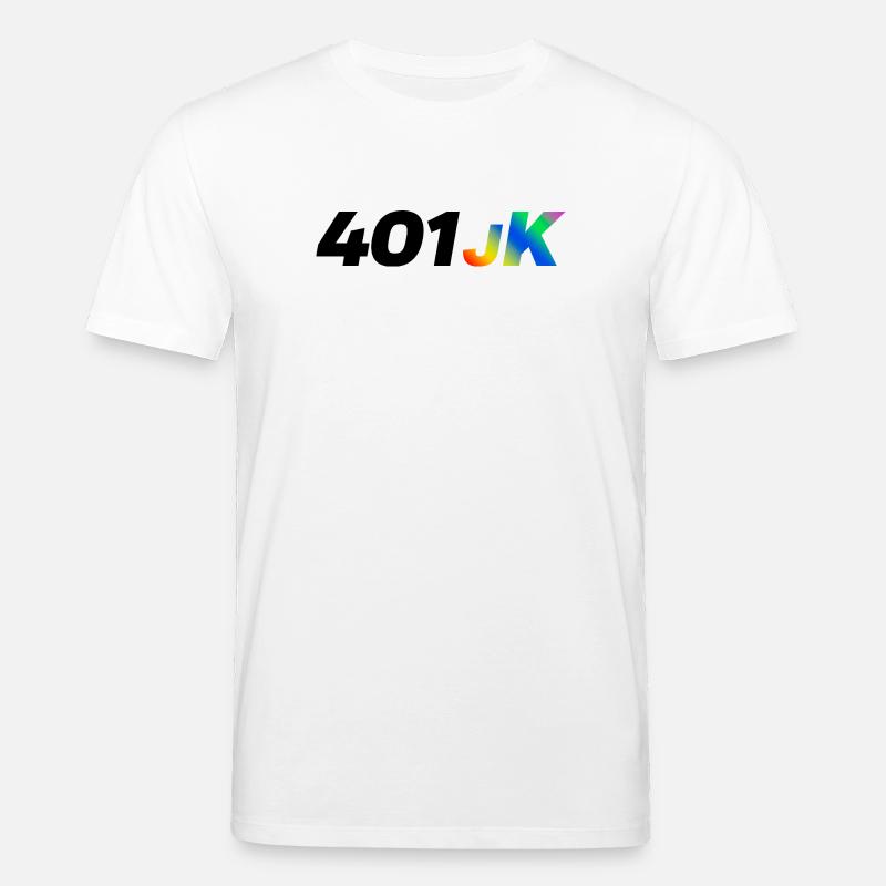 401JK Regenbogen Gradient - Stanley/Stella Unisex Bio-T-Shirt CREATOR  - Weiß