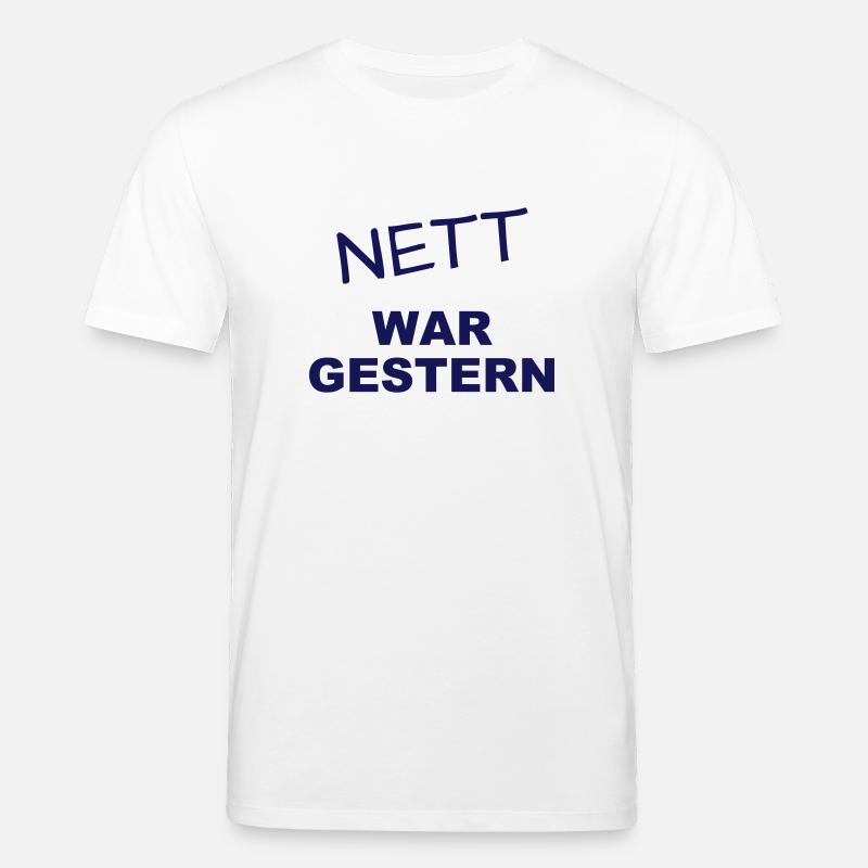 Nett war gestern - Stanley/Stella Unisex Bio-T-Shirt CREATOR  - Weiß