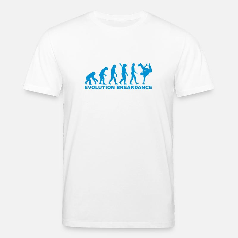Evolution Breakdance - T-shirt bio CREATOR Stanley/Stella Unisexe - blanc