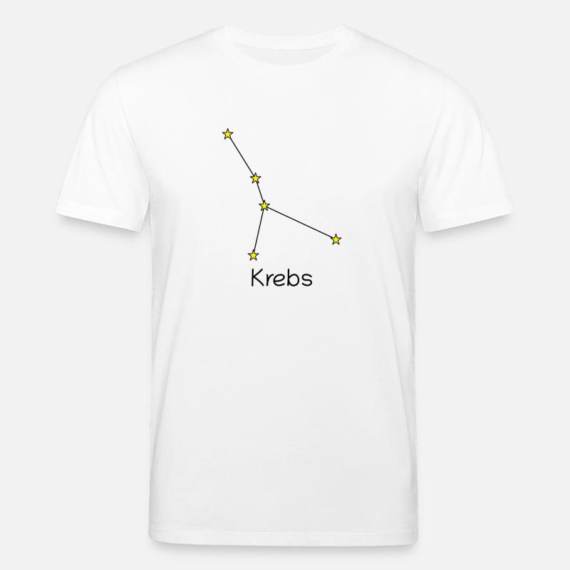 Sternzeichen Krebs - Stanley/Stella Unisex Bio-T-Shirt CREATOR  - Weiß