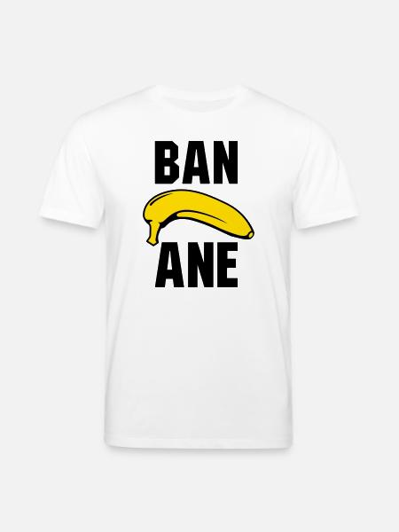 Banane - Stanley/Stella Unisex Bio-T-Shirt CREATOR - Weiß