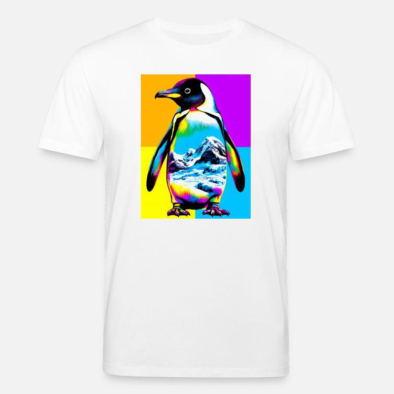 Pinguin - Stanley/Stella Unisex Bio-T-Shirt CREATOR  - Weiß