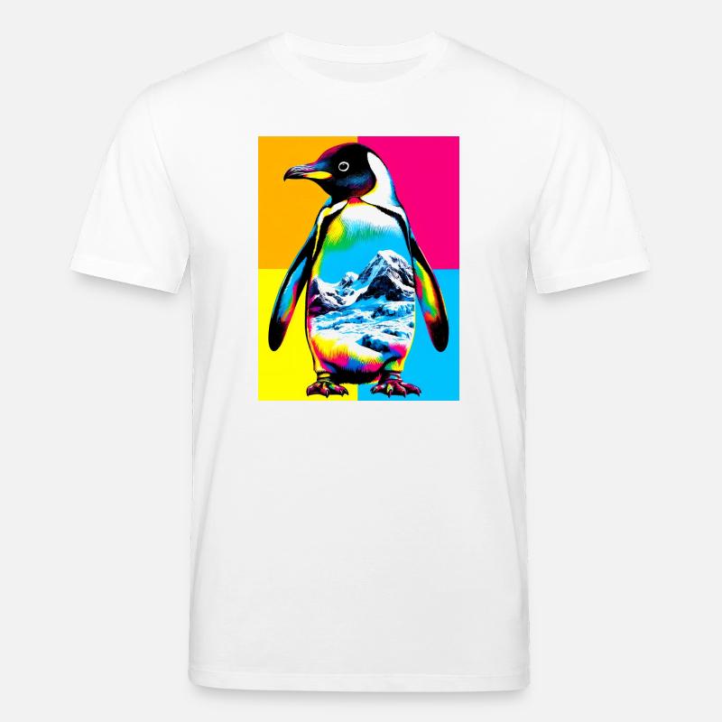 Pinguin - Stanley/Stella Unisex Bio-T-Shirt CREATOR  - Weiß