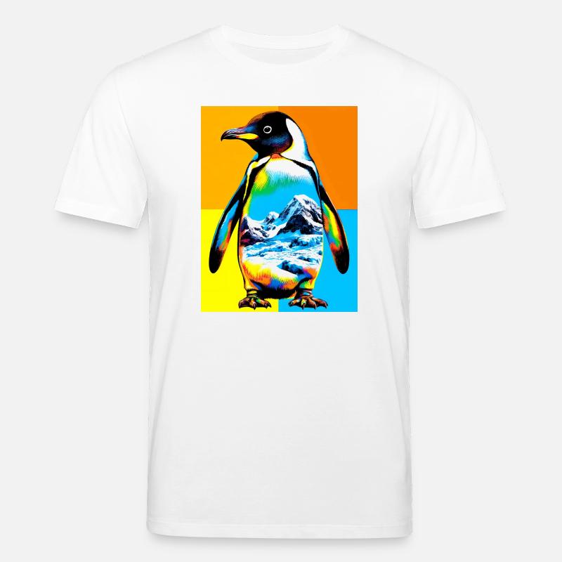 Pinguin - Stanley/Stella Unisex Bio-T-Shirt CREATOR - Weiß
