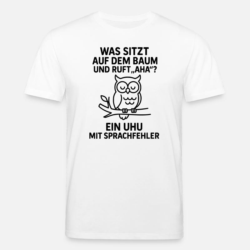 uhu sprachfehler witz - Stanley/Stella Unisex Bio-T-Shirt CREATOR  - Weiß
