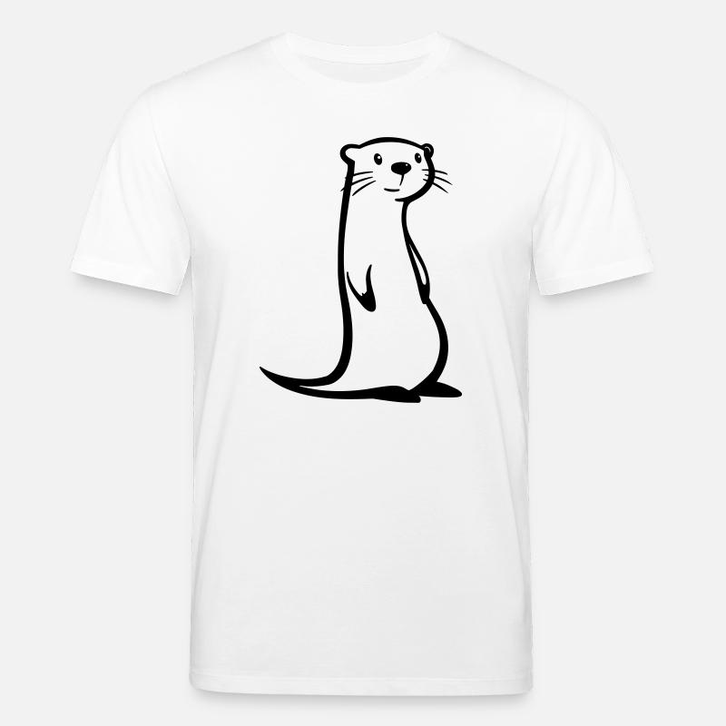 loutre - T-shirt bio CREATOR Stanley/Stella Unisexe - blanc