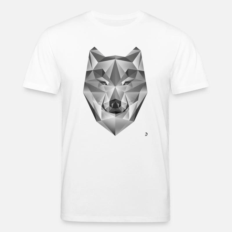 AD Grey Wolf - Stanley/Stella Unisex Bio-T-Shirt CREATOR  - Weiß