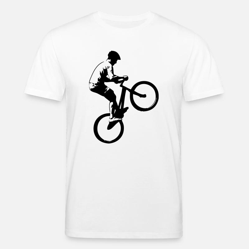 Biking - Trial - Stanley/Stella Unisex Bio-T-Shirt CREATOR  - Weiß