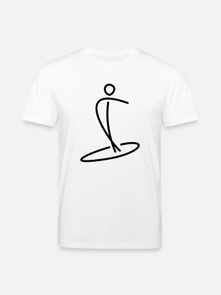 SURFING - Stanley/Stella CREATOR Unisex Organic T-Shirt - white