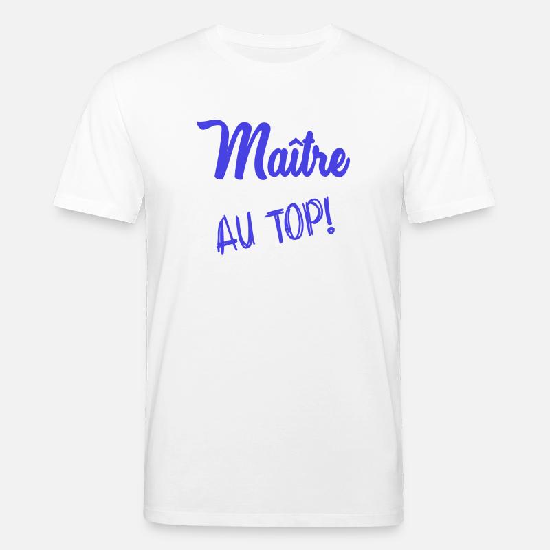 MASTER. MASTER. HUMOR - Stanley/Stella CREATOR Unisex Organic T-Shirt - white