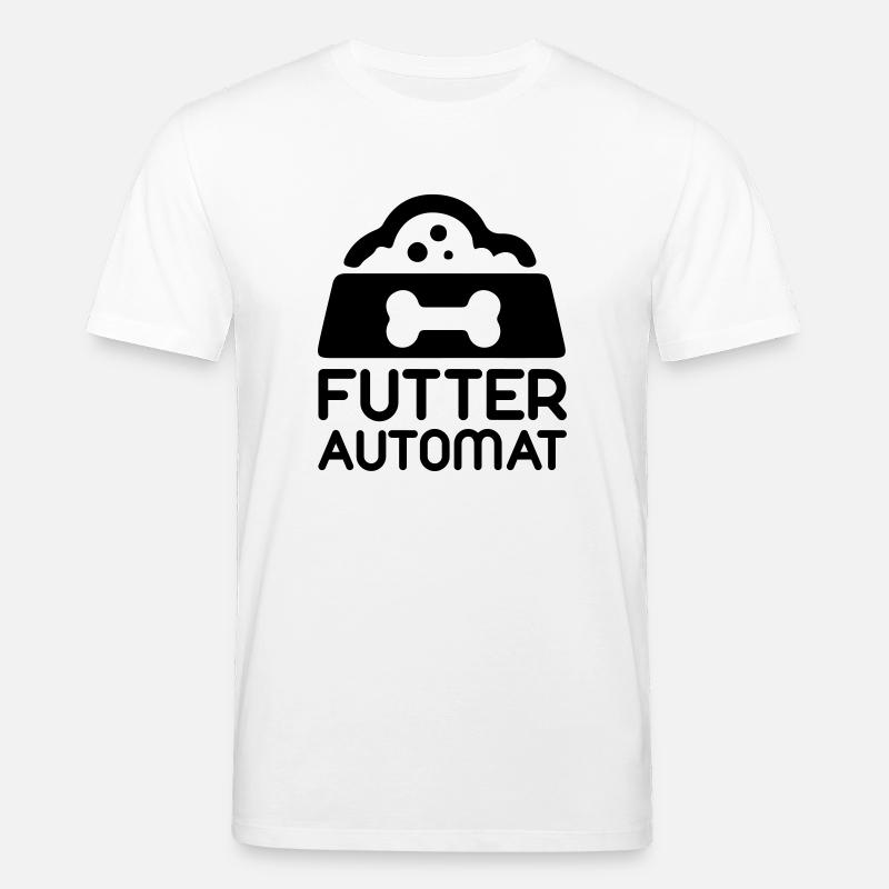 Futterautomat - Hund - Stanley/Stella Unisex Bio-T-Shirt CREATOR  - Weiß