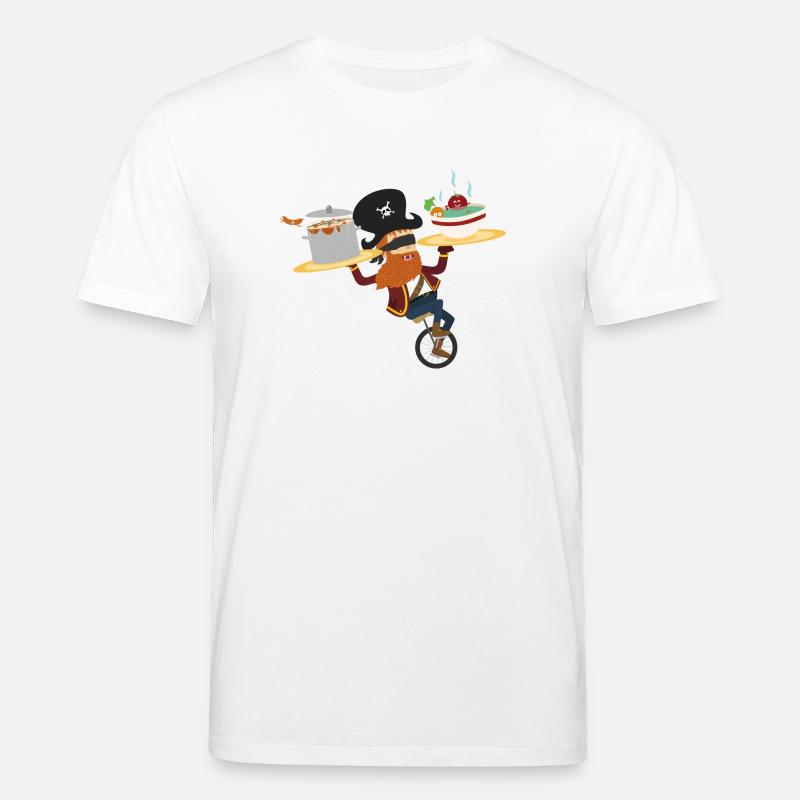 yum pirate - T-shirt bio CREATOR Stanley/Stella Unisexe - blanc