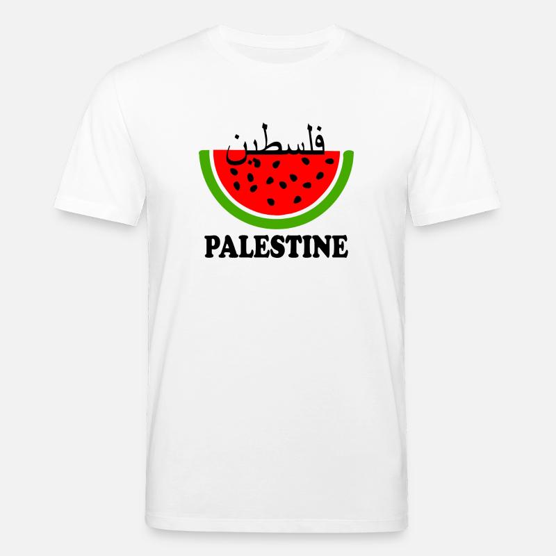 Pastèque de Palestine فلسطين - T-shirt bio CREATOR Stanley/Stella Unisexe - blanc