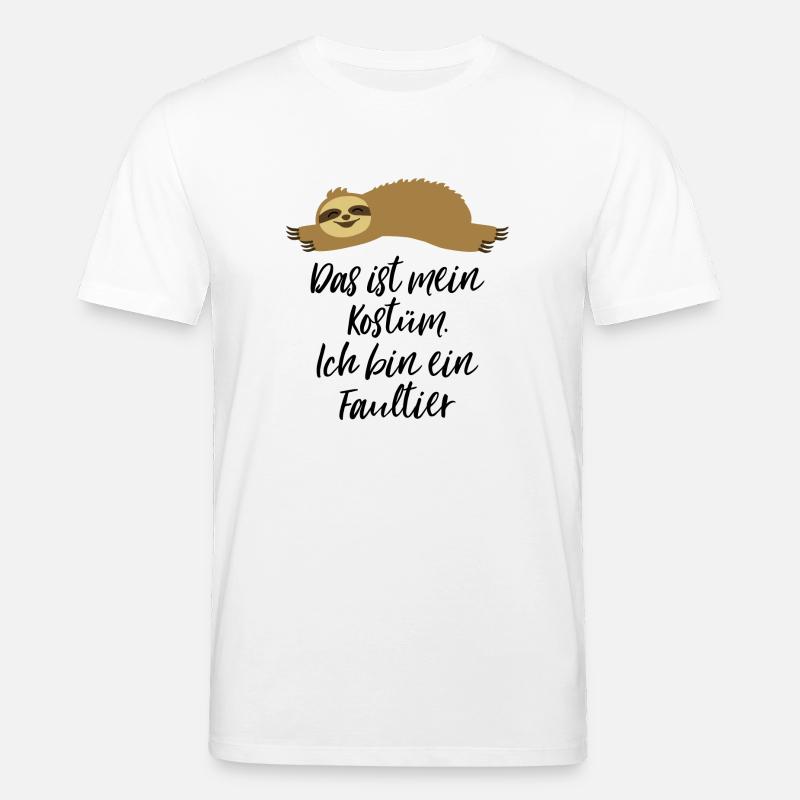 Faultier Kostüm - Stanley/Stella Unisex Bio-T-Shirt CREATOR  - Weiß