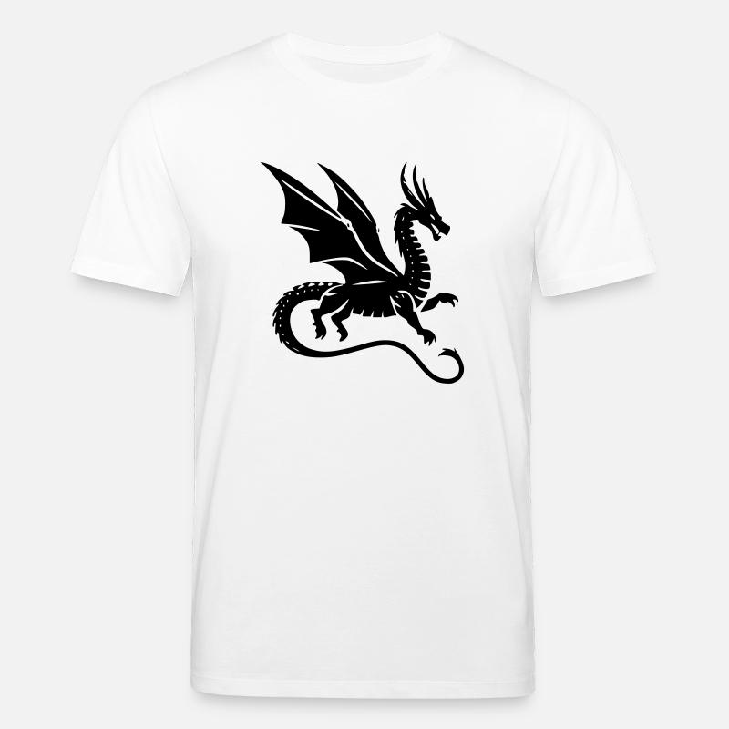 Drache - Stanley/Stella Unisex Bio-T-Shirt CREATOR  - Weiß