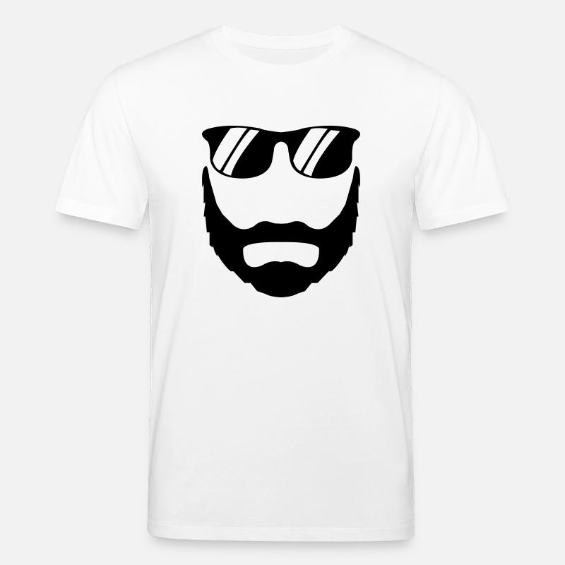 bart sonnenbrille - Stanley/Stella Unisex Bio-T-Shirt CREATOR  - Weiß