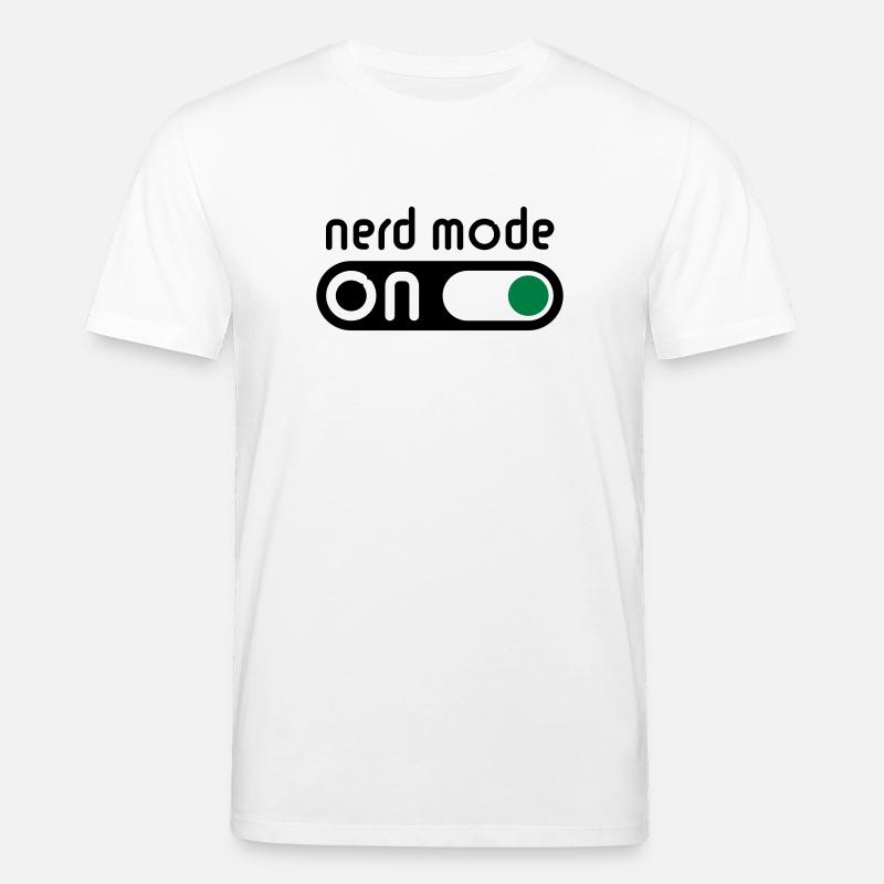 Nerd Mode On (Geek / Computerfreak) - Stanley/Stella Unisex Bio-T-Shirt CREATOR  - Weiß