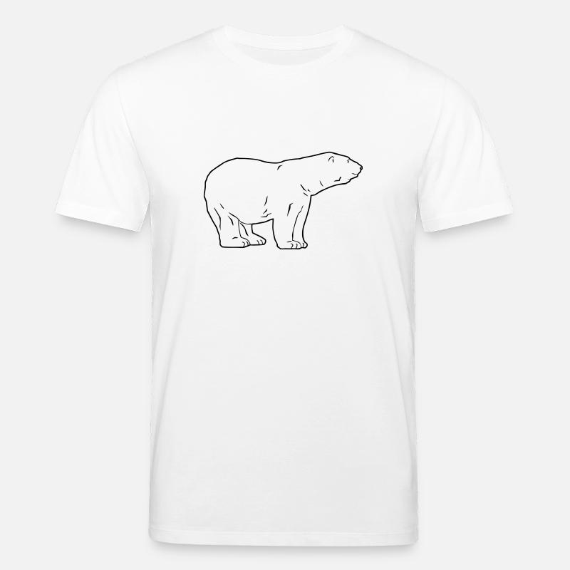 Polar Bear - Eisbär - Stanley/Stella Unisex Bio-T-Shirt CREATOR  - Weiß