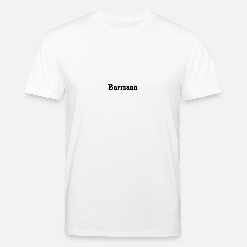 Barman - Alpha. Authentique. Aucun compromis - T-shirt bio CREATOR Stanley/Stella Unisexe - blanc