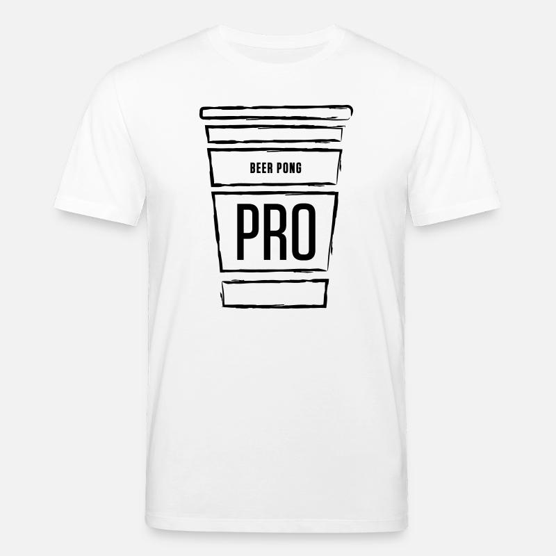 Beer Pong Pro Cup - Stanley/Stella Unisex Bio-T-Shirt CREATOR  - Weiß