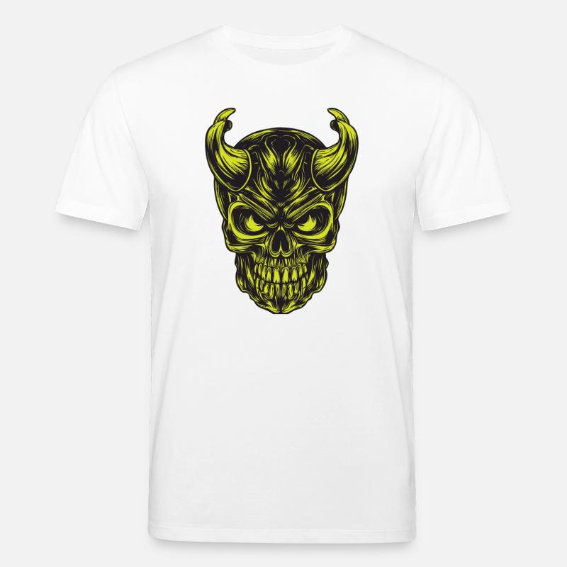 Schädel - Stanley/Stella Unisex Bio-T-Shirt CREATOR  - Weiß