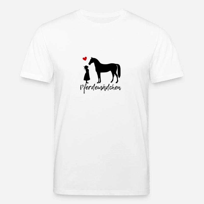 Pferdemädchen - Stanley/Stella Unisex Bio-T-Shirt CREATOR  - Weiß