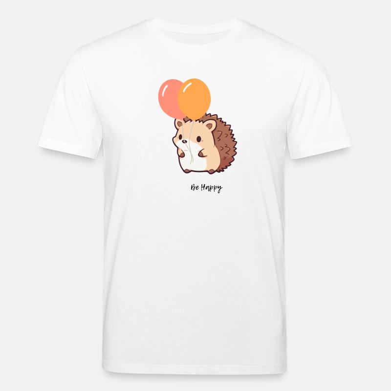 Süßer Igel - Stanley/Stella Unisex Bio-T-Shirt CREATOR  - Weiß