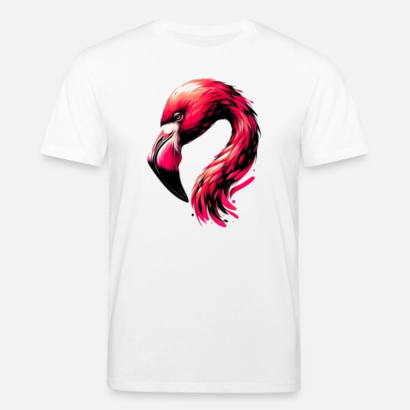 Flamant - T-shirt bio CREATOR Stanley/Stella Unisexe - blanc