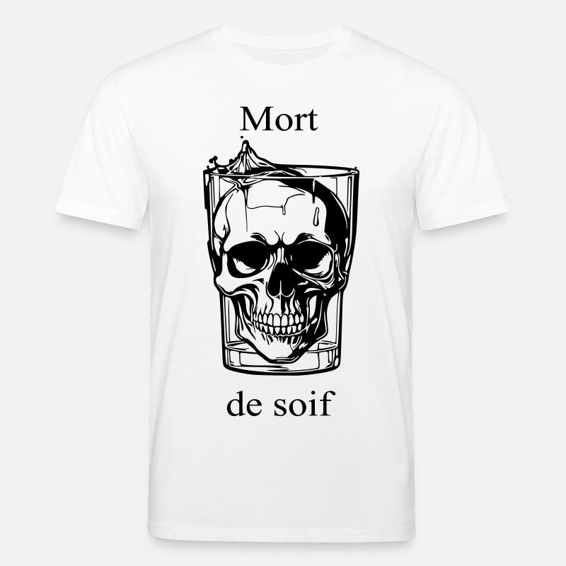 Schädel – Tod des Durstes - Stanley/Stella Unisex Bio-T-Shirt CREATOR  - Weiß