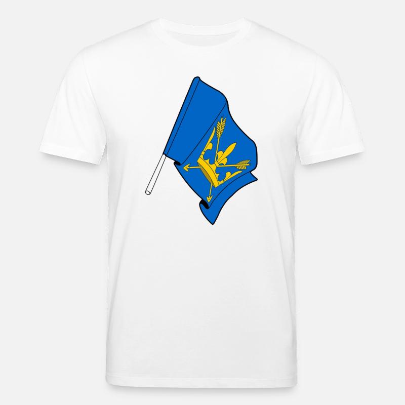 Drapeau du Suffolk - T-shirt bio CREATOR Stanley/Stella Unisexe - blanc