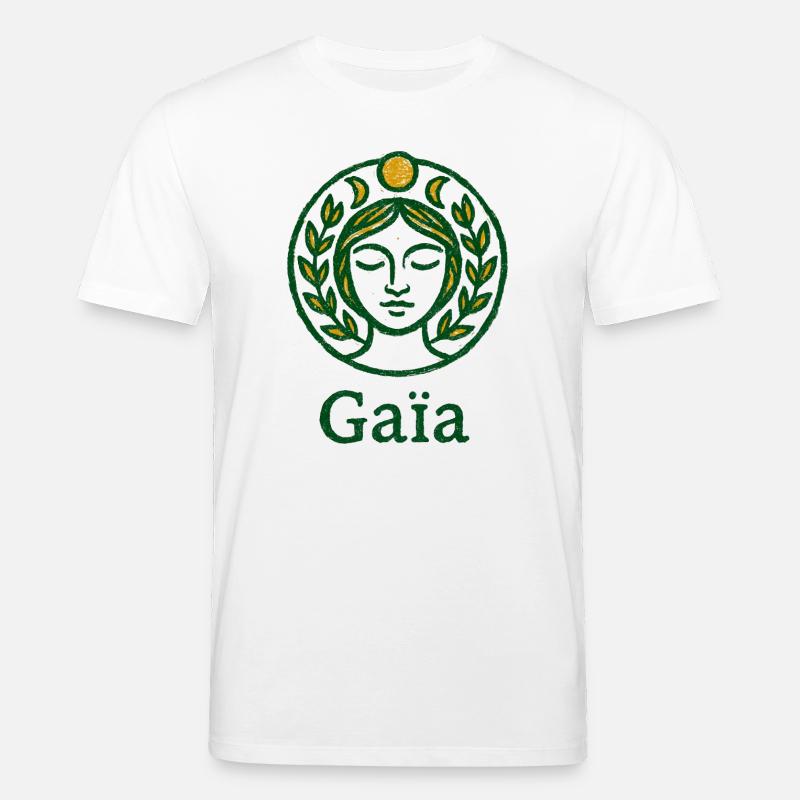 Gaia – Mutter Natur – Baum des Lebens - Stanley/Stella Unisex Bio-T-Shirt CREATOR  - Weiß