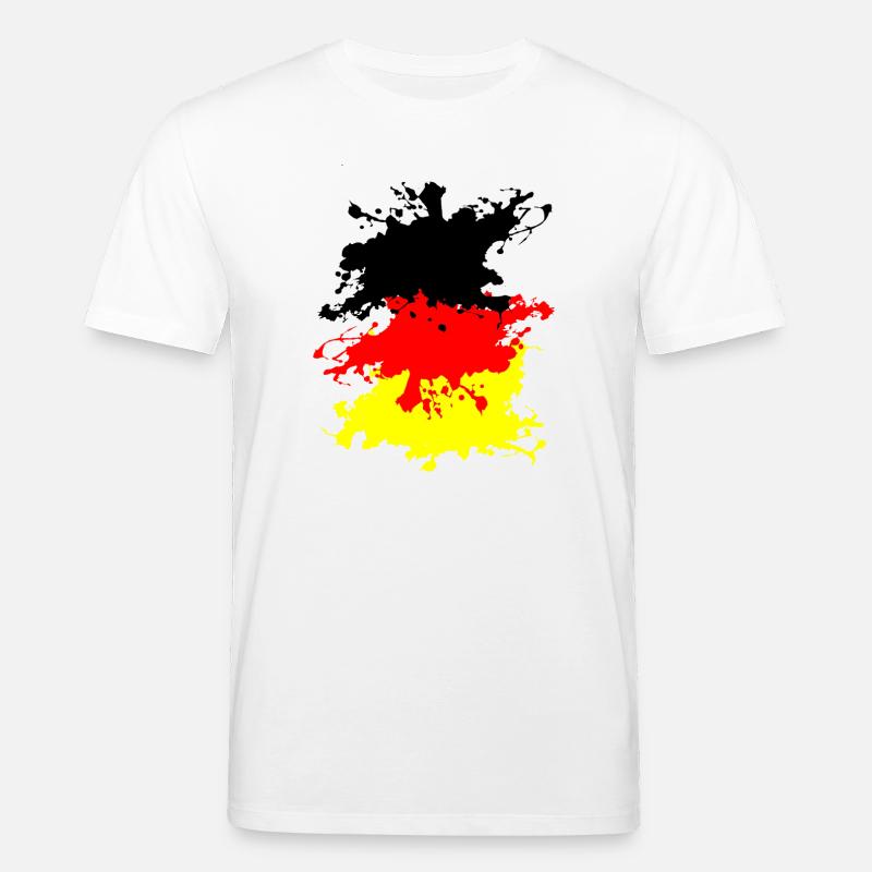 Deutschland Splash - Stanley/Stella Unisex Bio-T-Shirt CREATOR  - Weiß