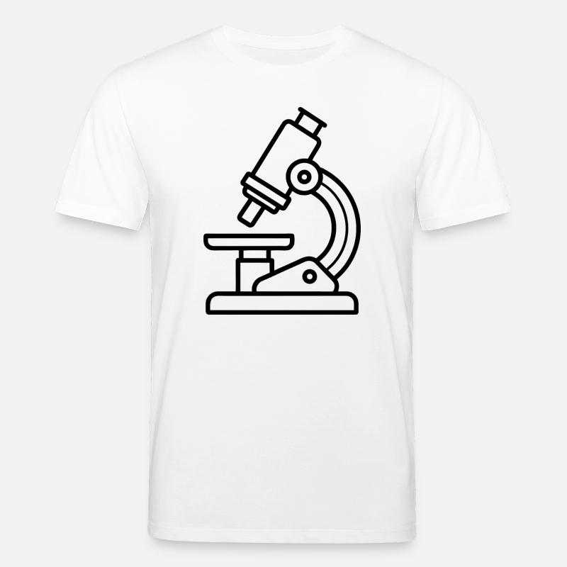 Microscope - Stanley/Stella CREATOR Unisex Organic T-Shirt - white
