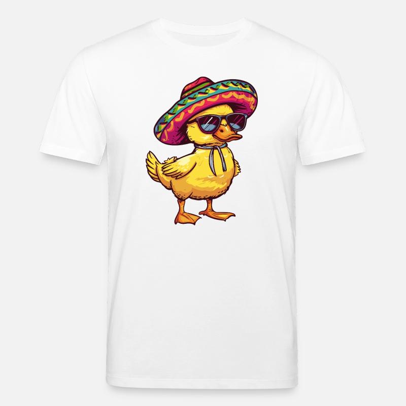 Sombrero drôle d’âne - T-shirt bio CREATOR Stanley/Stella Unisexe - blanc