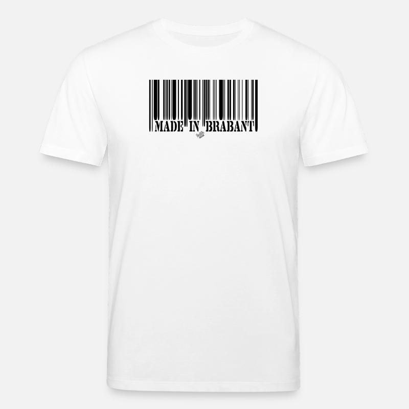BARCODE Hergestellt in Brabant - Stanley/Stella Unisex Bio-T-Shirt CREATOR  - Weiß