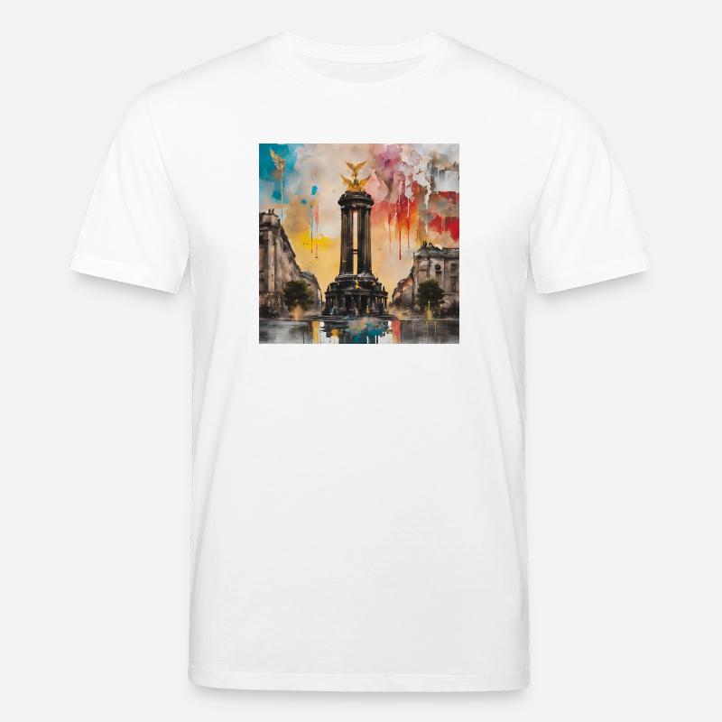 Siegessäule - Stanley/Stella Unisex Bio-T-Shirt CREATOR  - Weiß