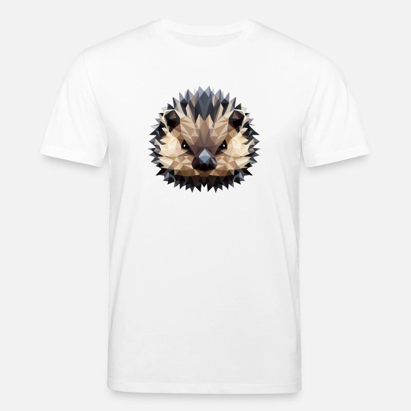 Polygon Igel Design - Stanley/Stella Unisex Bio-T-Shirt CREATOR  - Weiß